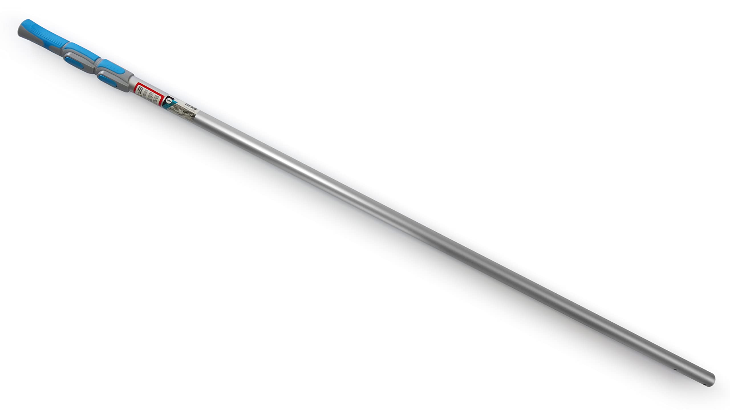 Mango | Palo | Pertiga | Tubo con alargador telescópico para limpiar piscinas hecho de aluminio con cierre de click 3x1,5m