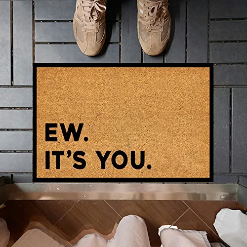15x23 Inch Kitchen Rugs, Easy to Clean Fade Resistant Dirt Resistant Kitchen Mats with Rubber Padded,Washable Anti-Fatigue Floor Polyester Mat for Office Sink Laundry Hallway Living Room (Khaki 1) - image 2