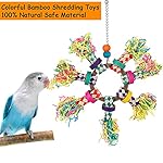 LifeIdeas 5PCS Bird Toys - Foraging, Shredding & Hanging Toys for Small to Medium Parrots, Conures, Cockatiels, Budgies, Lovebirds & Parrotlets - Bird Cage Accessories - Image 2