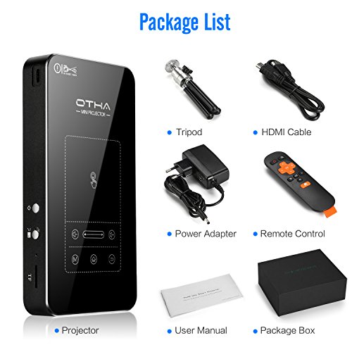 OTHA-Proyector-Mini-Portatil-Mini-Proyector-Android-712-Proyector-DLP-Soporte-1080P-Bluetooth-HDMI-Airplay-Wifidisplay-Eshare-para-Cine-en-Casa-Inalambrico-Compatible-con-Fire-TV-StickPS3PS4