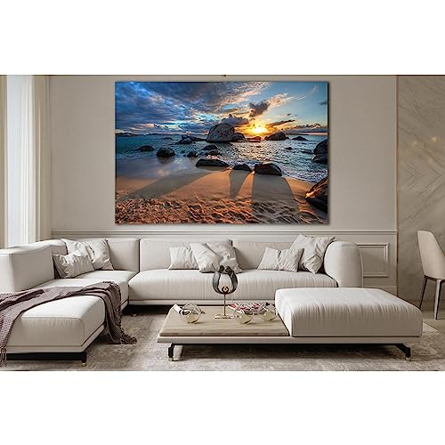 Lienzo marino para dar luz a paredes oscuras ZELLART 60x40