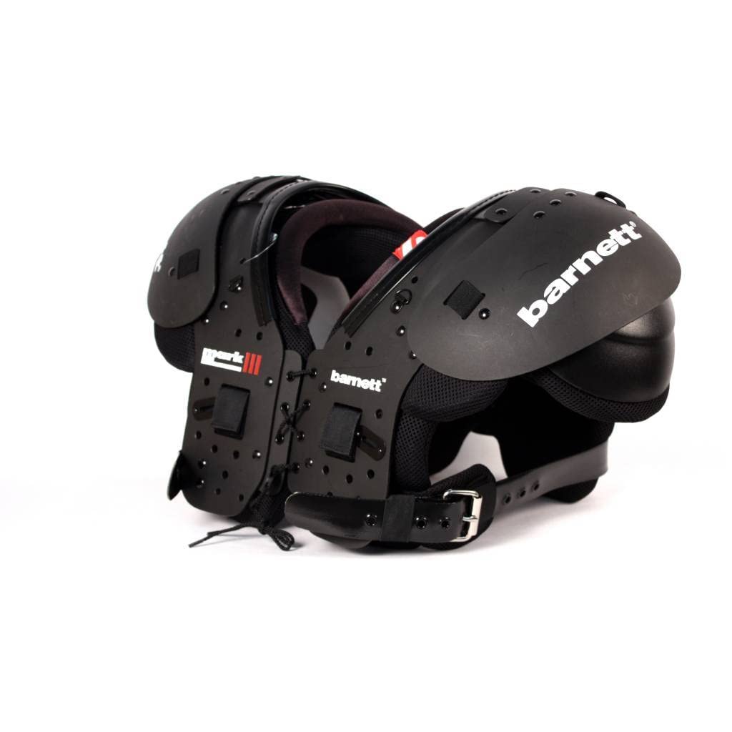 BARNETT Mark III schwarz Größe 2XL Fußball Pro Schulterstütze RB-DB-Te