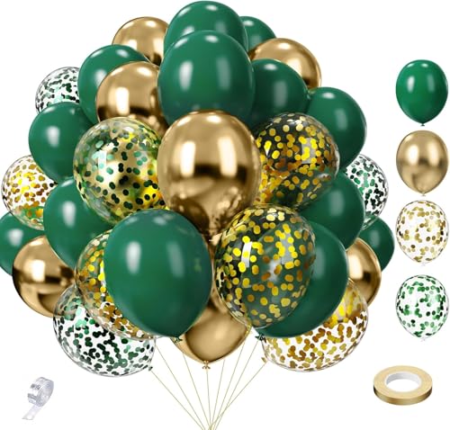 Luftballons Grün Gold 65 Stk 12 zoll 5 zoll SKYIOL Grüne Luftballons Ballons Dunkelgrün Goldene Konfettiballons Metallic Ballons für Geburtstag Hochzeit Abschluss EID Ramadan Deko Luftballons Grün Gold 65 Stk 12 zoll 5 zoll SKYIOL Grüne Luftballons Ballons Dunkelgrün Goldene Konfettiballons Metallic Ballons für Geburtstag Hochzeit Abschluss EID Ramadan Deko