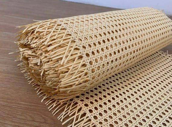 Rattan Cane Mat Roll for Furniture Weaving, Basket Chair Cabinet Decoration, Almirah Furnishing (Nutuaral, 36x18 Inch) 3