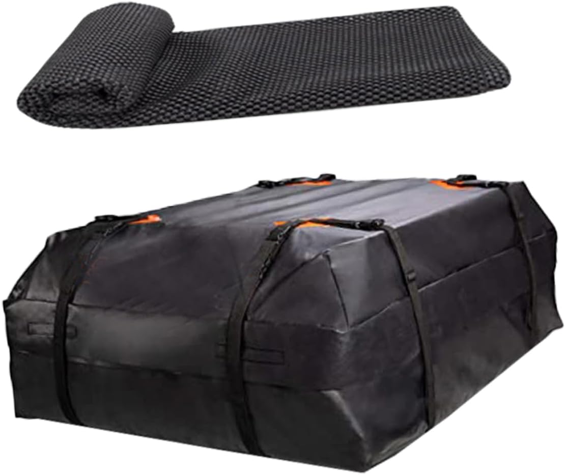 1Set High Capacity Car Roof Cargo Bag Vehicle Roof Storage Holder Durable Slip Design for Extra Storage Space for Suvs and Cars Reliable