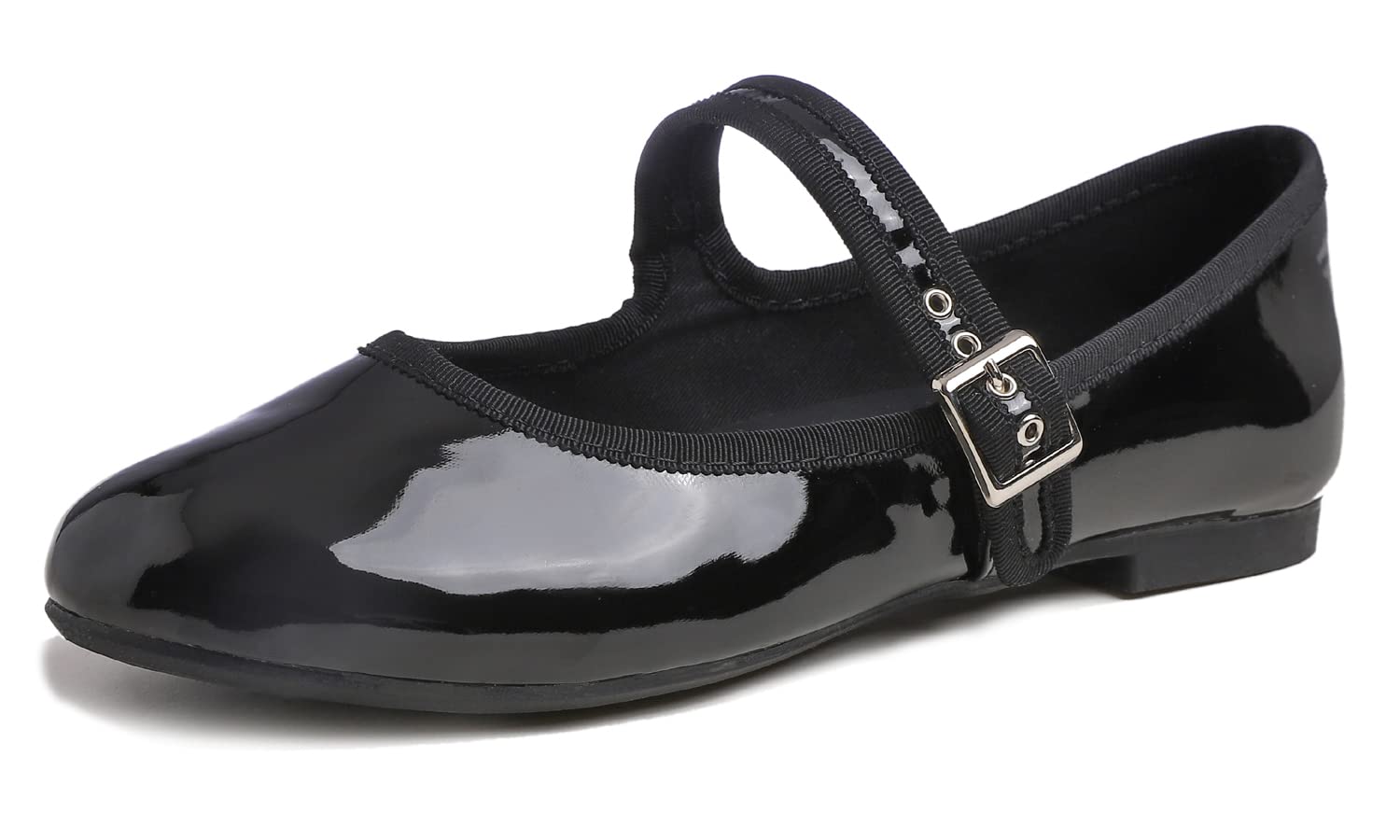 Feversole Women's Fashion Mary Jane Fashion Femmes élégantes Chaussures décontractées Ballerines Fond Mou Confortable Marche Quotidienne Mary Jane Chaussures de Mode
