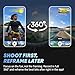 Insta360 X4 Get-Set Bundle - 8K Waterproof 360 Action Camera, 4K Wide-Angle Video, Invisible Selfie Stick, Removable Lens Guards, 135 Min Battery Life, AI Editing, Stabilization