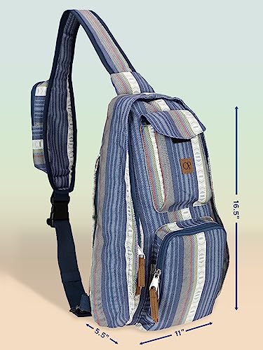 Ocean Pacific Crossbody Sling Bag for Everyday Use, Travel, Work - Casual Daypack for Men Women3