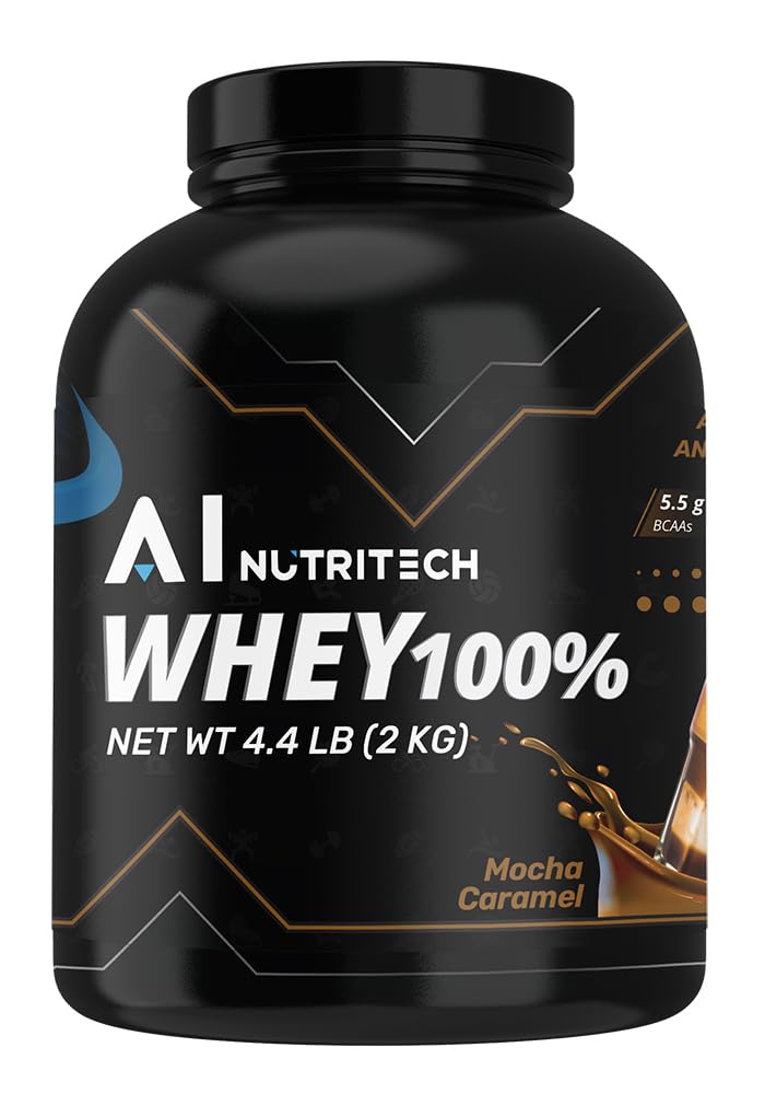 Whey Protein 4.4LB, Mocha Caramel