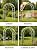 Adorox Metal Garden Arch Trellis for Climbing Plants 7.8ft Outdoor Arch Wedding Halloween Christmas Vine Trellis Pumpkin Archway Assemble Freely 2 Sizes White