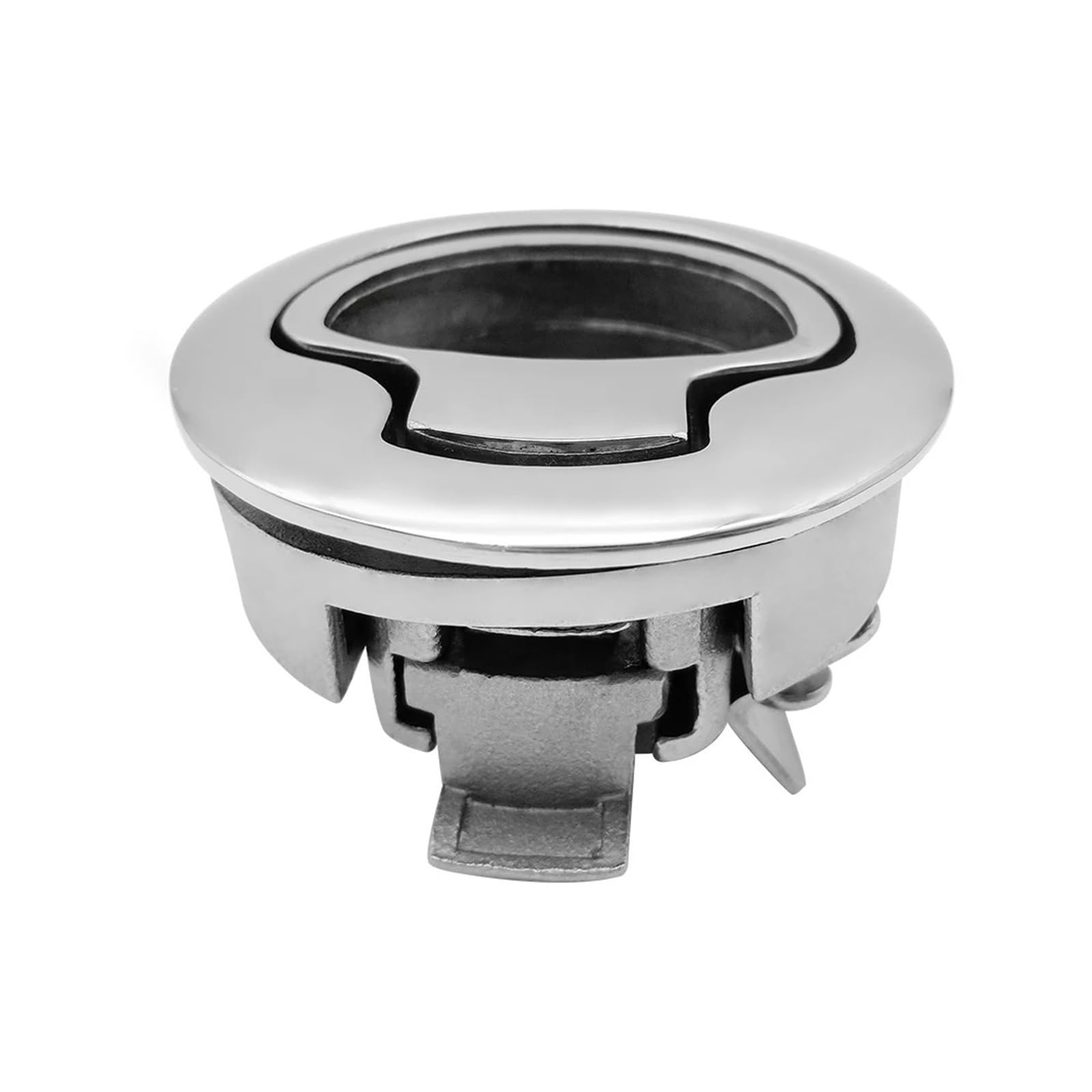 Mtmxalbbr One Color 62Mm 2" Boat Turning Lock 316 Stainless Steel Marine Hatch Latch Lift Handle Flush Pull Locker Accessories Hardware