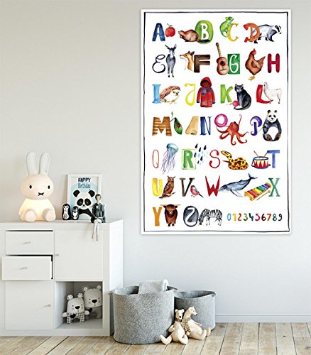 Close Up De ABC Premium poster voor kinderen, alfabet leerkunstposter - 61 x 91,5 cm, UV-lakcoating - Image 4