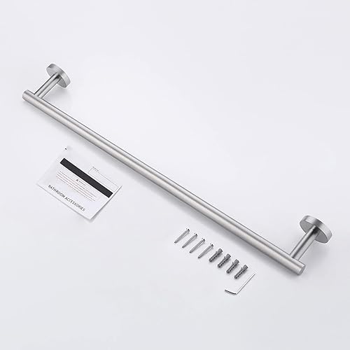 Miniatura 7 de Toallero KES para toalla de baño, cocina, mano, paños para trastes, hecho de acero inoxidable a prueba de óxido, montaje de pared, SUS304, 23.6