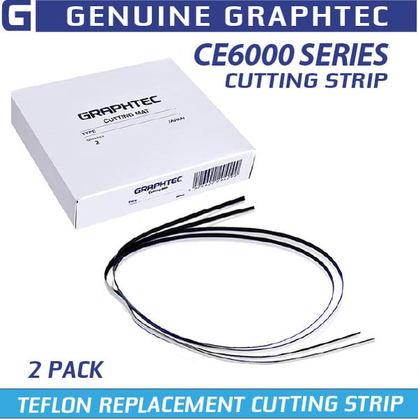 GRAPHTEC CE6000-120 Teflon Cutting Mat Replacement Strip (2 Pack) for Cutter Trimmer Plotter Machine