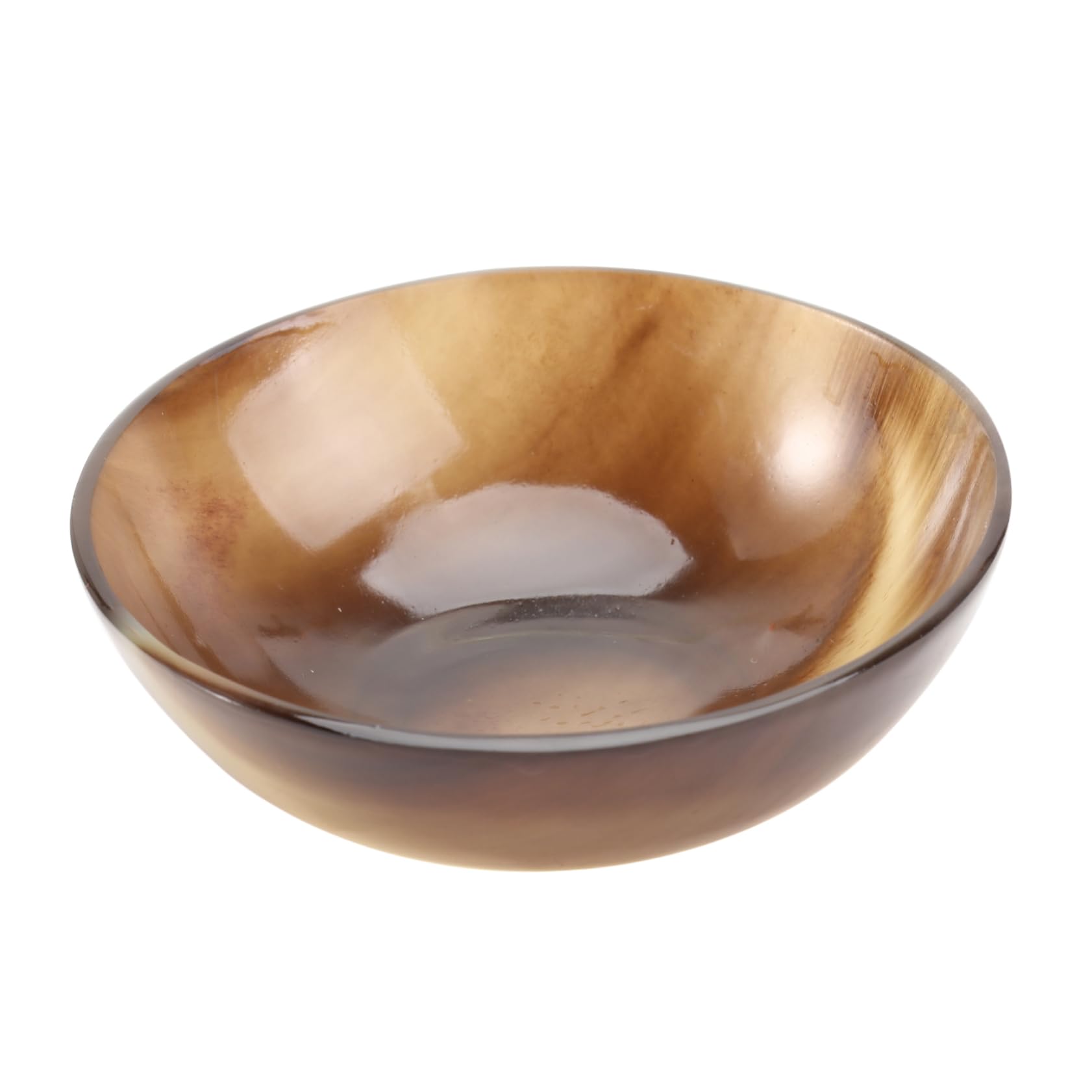 FRCOLOR 3pcs Natural Smooth Horn Shaving Bowl Unscented Shave Soap Cup Wet Shaving Kit for Men