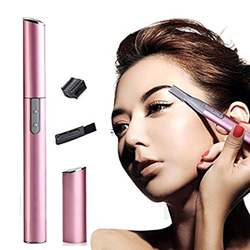 ShineMore Women Facial Trimmer & Eyebrow Styling Kit Electric Pen Trimmer Shaver (Pink) - Thumbnail 2