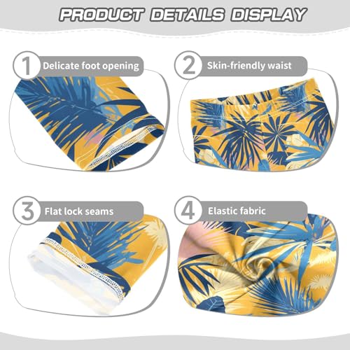 KLL Palm Tropical Pattern Exotic Toddler Girls' Leggings Soft Full Length Dance Pants Exercise3