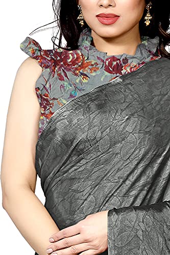Image of MIRCHI FASHION Women Saree | Chiffon Batik Printed Breathable Regular Use Sari with Blouse