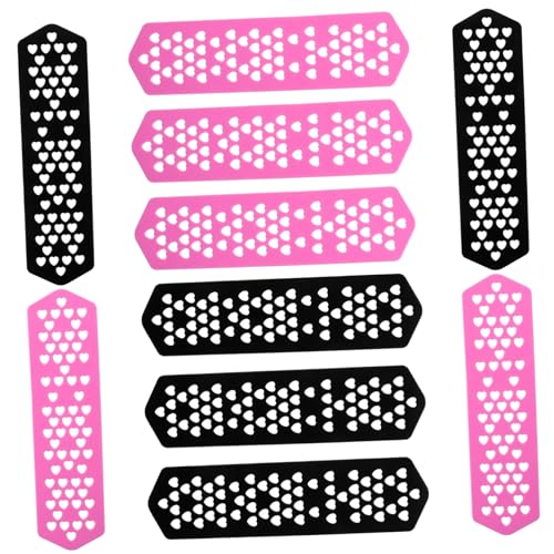 NULYLU Hair Stylist Accessories: 10 Pack Heatproof Perm Plates Heat-blocking for Barbers Odor- Random