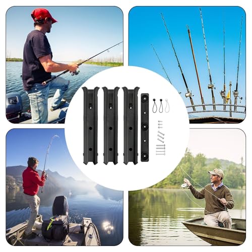 Support de canne à pêche pour bateau orientable en tube flottant de pêche