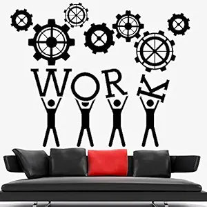 Gadgets Wrap Team Business Vinyl Wall Decal for Meeting Room Work Teamwork Office Wall Sticker