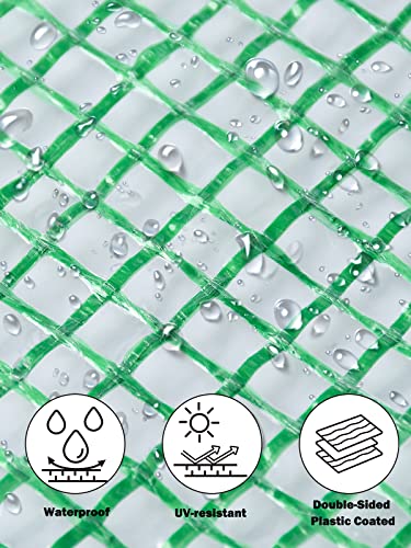 Fuuner 14 Mil Clear Heavy Duty Greenhouse Tarp, 8.2Ft×12.5Ft Greenhouse Plastic Poly Tarp Coated Waterproof Cover And Freeze Protection Cover For Home thumb #2