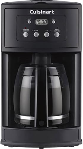Cuisinart Cafetera programable DCC-500FR de 12 tazas (renovada), color negro