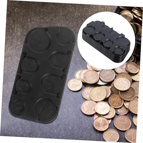 Caja organizadora de monedas portátil de plástico miniatura 4