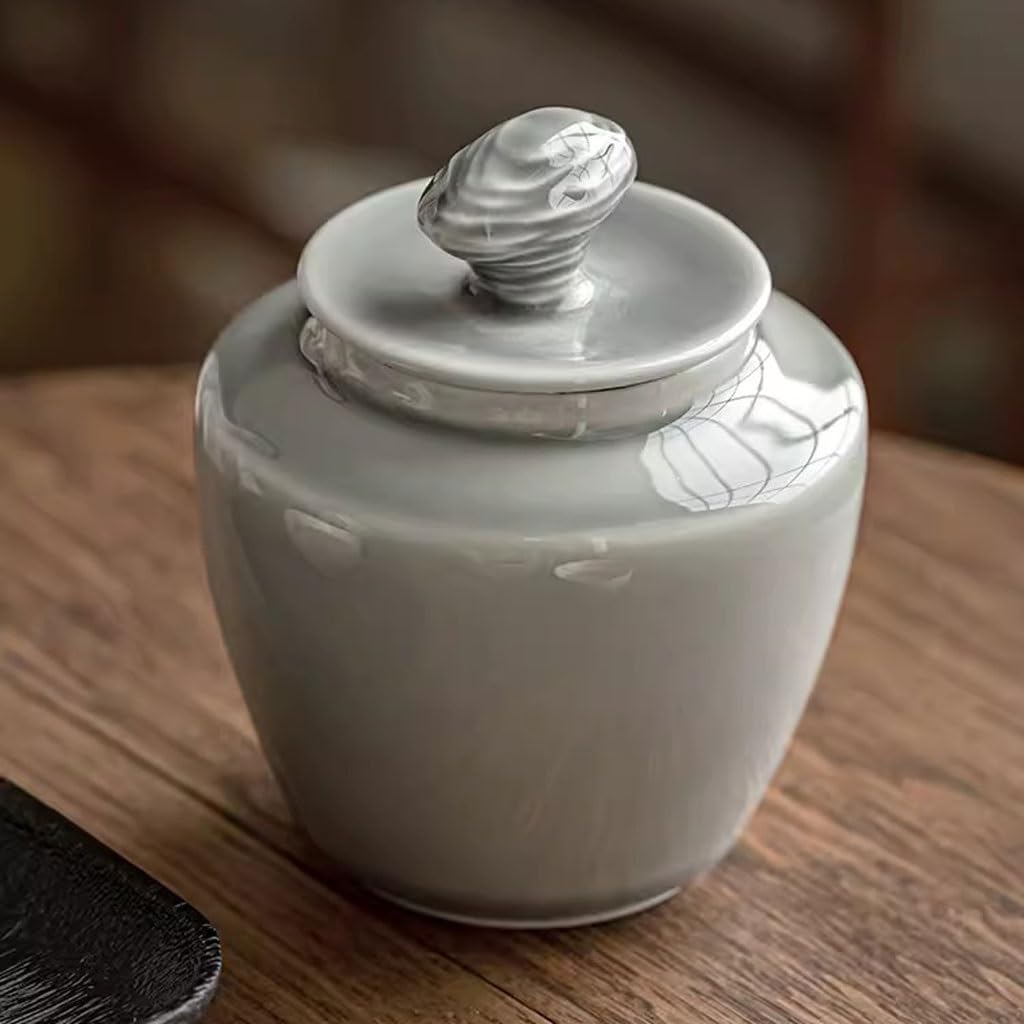 Organizer Na Torebki Herbaty Pojemnik Do Przechowywania Herbaty Szkliwo Puszka Na Herbatę Domowy Ceramiczny Słoik Z Uszczelnieniem Mała Herbata Przenośny Pojemnik Na Herb