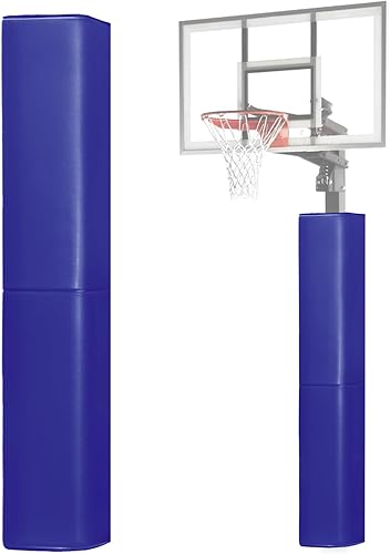 Miniatura 1 de Almohadilla para bastón de baloncesto de 72 pulgadas de alto y 2 pulgadas de grosor, se adapta a postes de 6 x 6 pulgadas para todo tipo de clima,