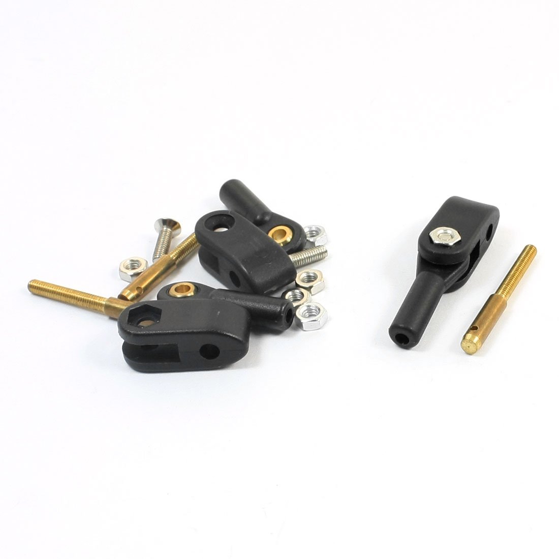 Aexit 3 Sets Electrical equipment Arm Clevis w 3mm Hole Dia Ball Joint w M3x32mm Connecting Rod