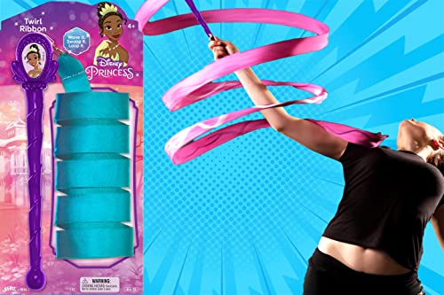 image for JA-RU Disney Princess Rainbow Ribbon Wands (3 Twirling Ribbon Assorted