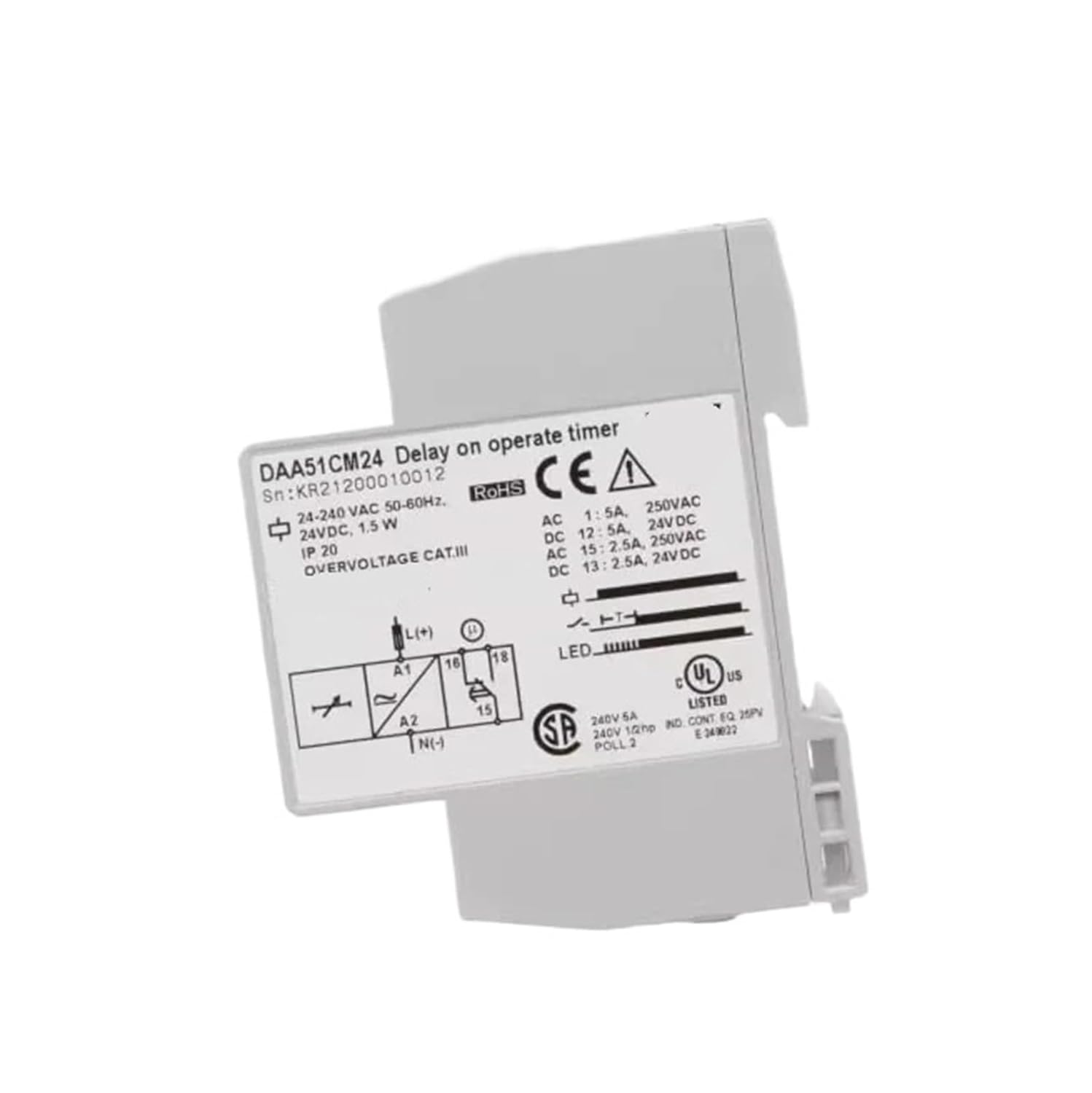 Time Relay DAA51CM24B001 RS1A40D25E DAA51CM24 DAA51CM24B010(DAA51CM24B010)