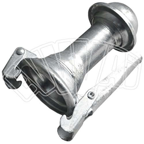 Cilli 80-60 MM - Tubo Irrigazione in Lega di Acciaio Zincata Argento, 1 pezzo