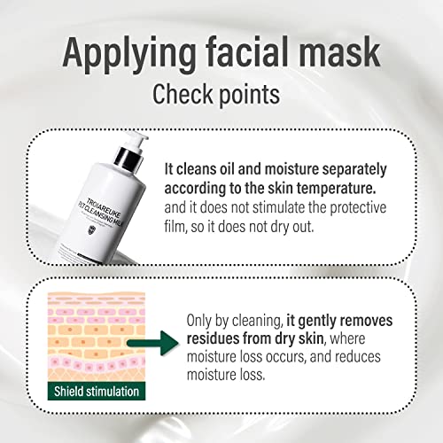 Troiareuke Pit Cleansing Milk I Deep Cleansing Daily Facial Cleanser For All Skin Types, Dry, Hydrating Face Mask With Antioxidants, Vitamins, Moisturize Korean Aesthetic Skin Care 10.14 Fl Oz #TOP2