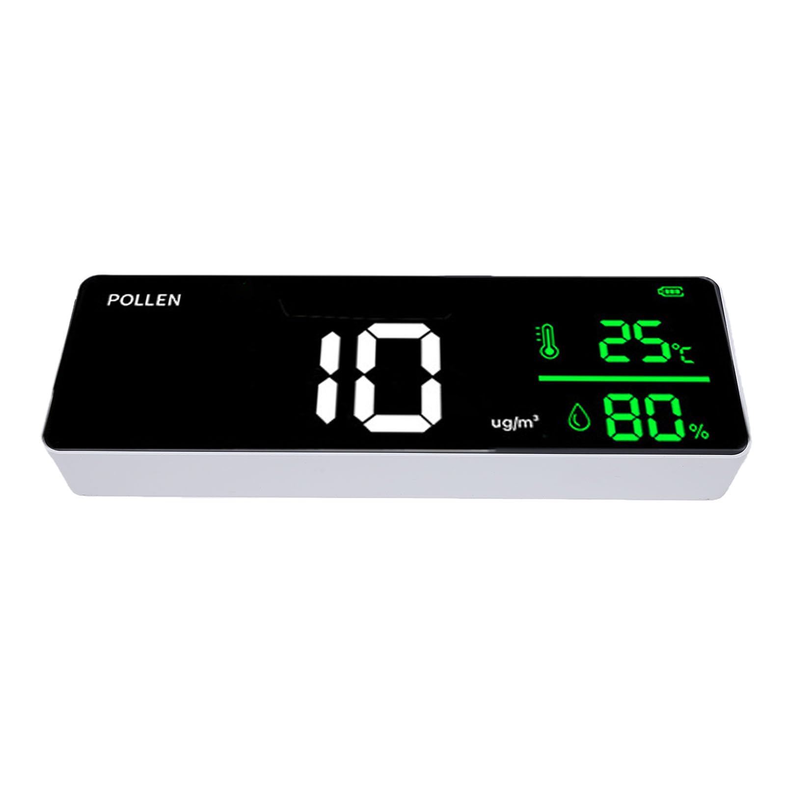 Jeffergarden Medidor de Temperatura y Humedad ABS Montaje en Pared