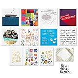 Hallmark Good Mail Thank You Cards Assortment (Box of 12 Modern Greeting Cards) (5EDX1013)
