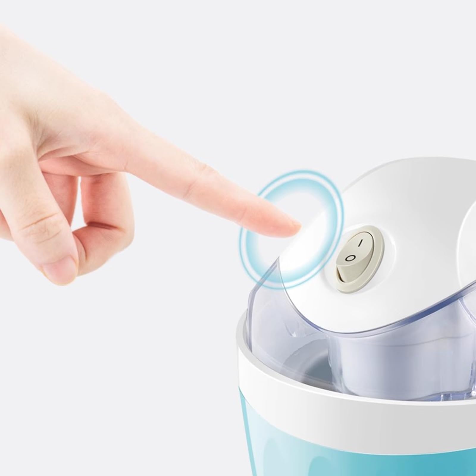 Heladera Máquina for hacer helados eléctrica, máquina for hacer helados, máquina for hacer helados con yogur de frutas hecha en casa, máquina for hacer helados pequeña totalmente automática, bricolaje