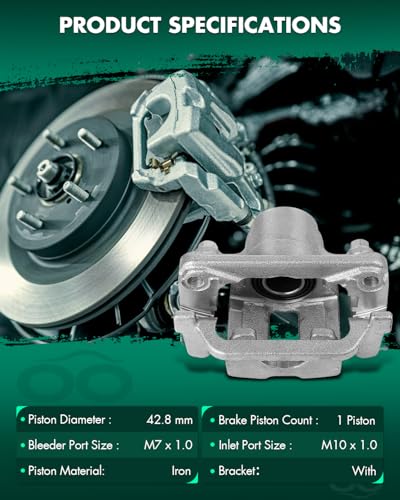 Image of SCITOO Rear Left+Right Brake Calipers With Bracket 19B2792 19B2793 Compatible For Infiniti G35 2003-2005 For Nissan 350Z 2003-2005 For Nissan Murano 2003-2007 For Nissan Quest 2004-2009