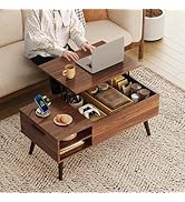 昇降テーブル（ナチュラルカラー） Amazon.co.jp: WLIVE コーヒーテーブル 昇降式 リビングテーブル ロー