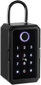 Bluetooth Fingerprint Key Safe Waterproof Key Storage Lock Box Password Key Box Key Safety Lock Box mountedK3F-tuya-M1