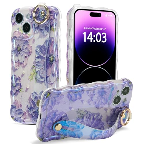 Coque de téléphone à sangle pour iPhone 14 Plus en terrasse