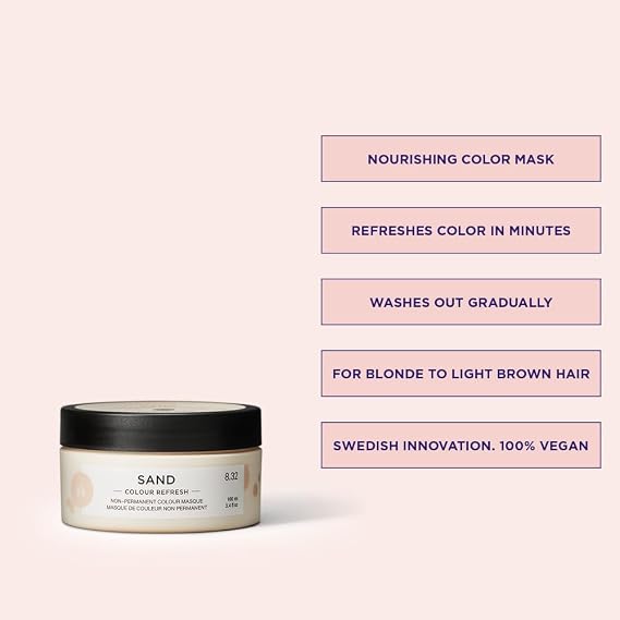 Maria Nila Color Refresh Sand Color Depositing Mask 3.4 Fl Oz