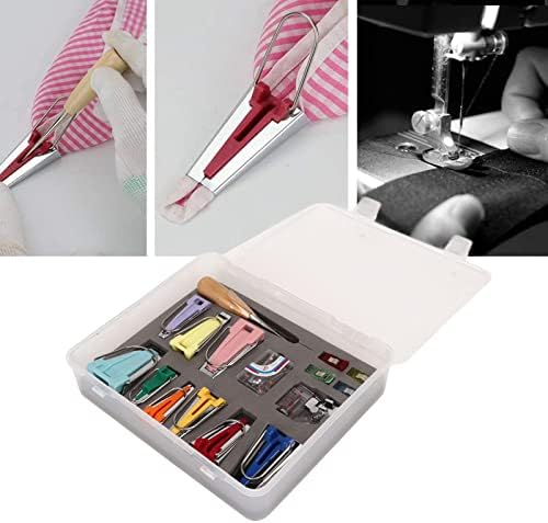 Sew Bias Tape Maker Kit, Bias Tape Makers Kit Controllable Foot Presser Quilt Binding Tools DIY Sewing Tools for Fabric Sewing Your Own