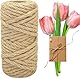 Fosoloni Sisalseil für Kratzbaum, 9MM X 30M Natur Sisalseil, Sisal Katzenbaum Schnur inkl. 3 Katzenspielzeug, Kratzsaule Sisal Seil für Katzen, Kratzbaum, Kratzseil, Haushalt, DIY, Garten, Dekoration