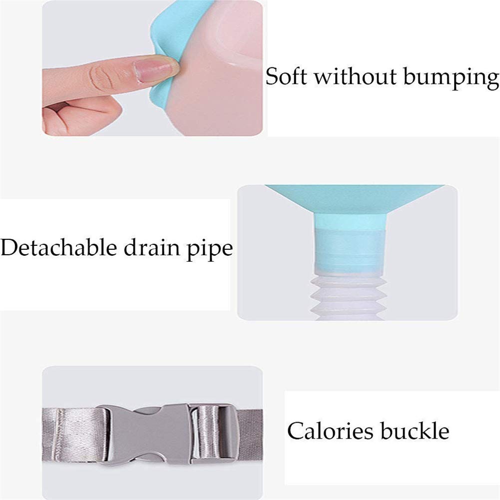 Portátil Lavabos de Peluquería Lavacabezas Portátil Cama Bañera Peluquería Lavado Champú Cuenca con Desagüe Tubo para Mayor, Discapacitado, Postrado en Cama y Minusválido