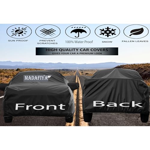 Image of Heavy-Duty Car Cover for Compatible with Maruti Swift (2005 to 2025 All Models) Deluxe Car Protection Cover - Waterproof & UV-Resistant All-Season Exterior Protection