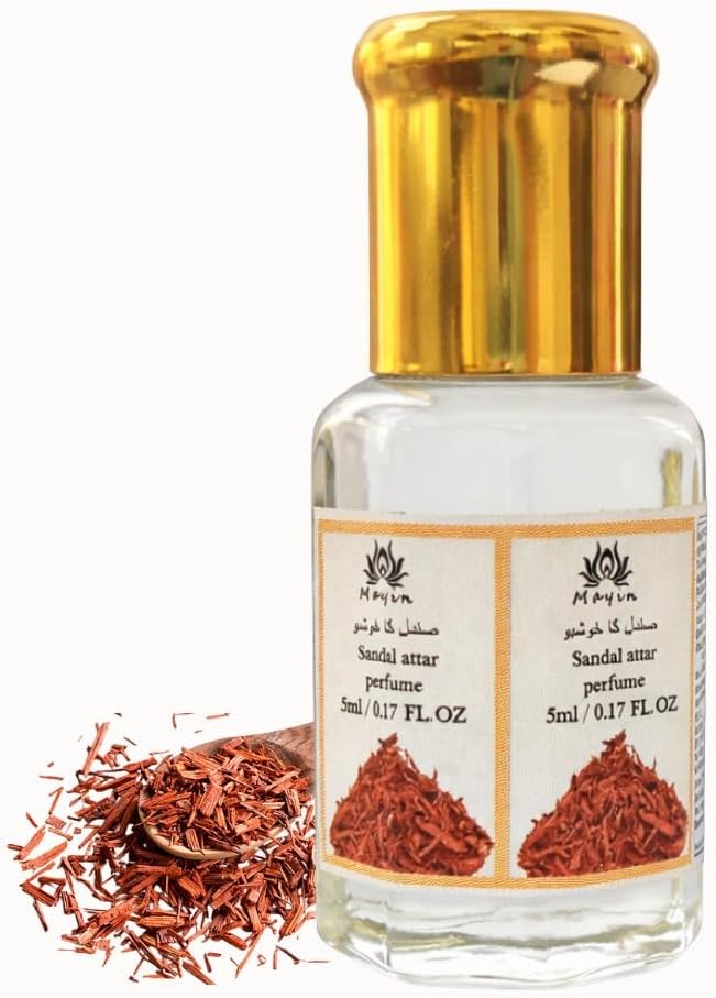 - Chandan Attar | Sandal Attar/Ittar/Etra Perfume For Men and Women | Non alcoholic | Best Gifting Long Lasting Luxury Scent Perfume | 5 ml