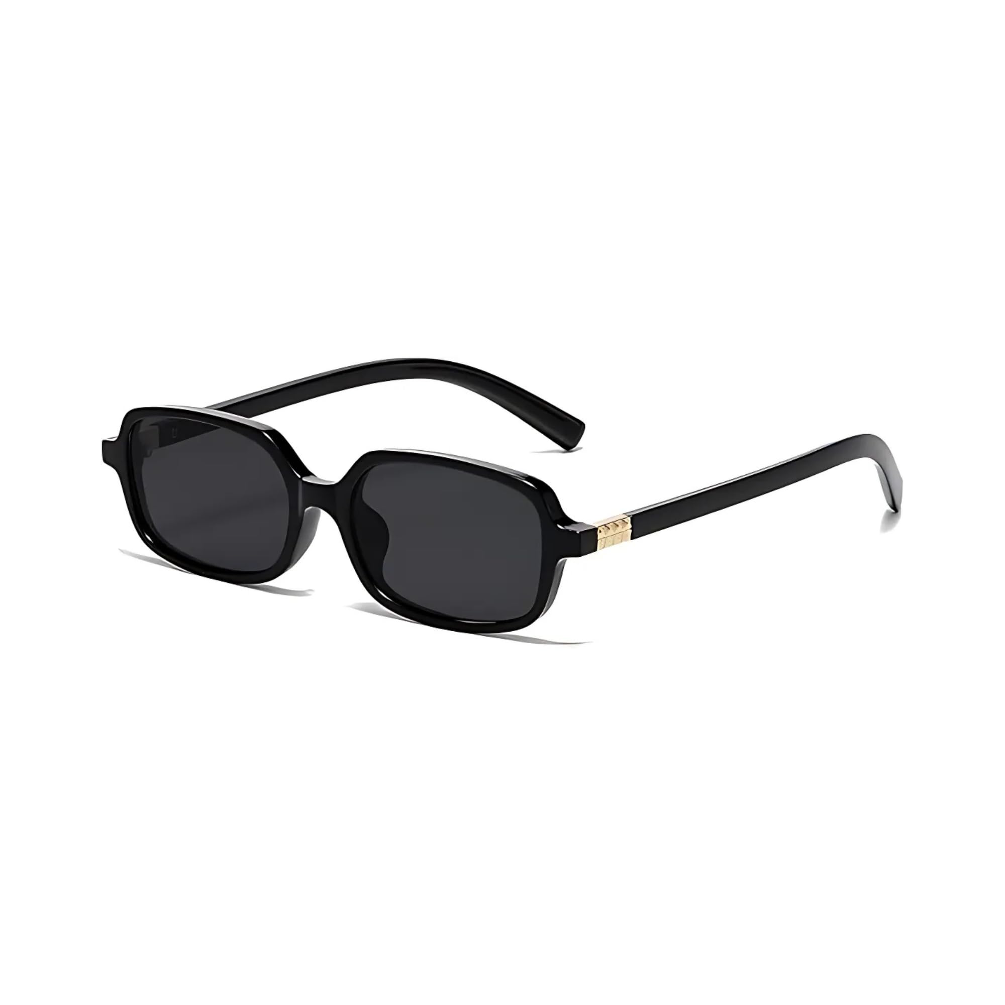 essntl series Retro Rectangle Sunglasses for Men & Women – Vintage 90s Narrow Frame | UV400 Protection | Stylish, Aesthetic & Durable Shades-image-18