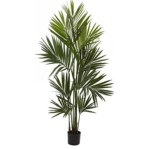 Nearly Natural 7ft. Kentia Palm Silk Tree